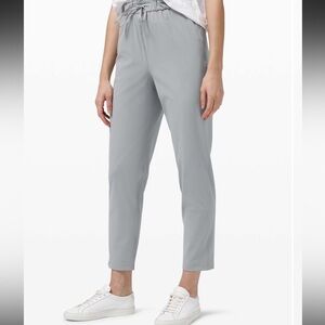Lululemon Keep Moving Pant 7/8 High-Rise, Rhino Gray Size 8